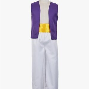 Aladdin Purple and gold Costume Vest Set